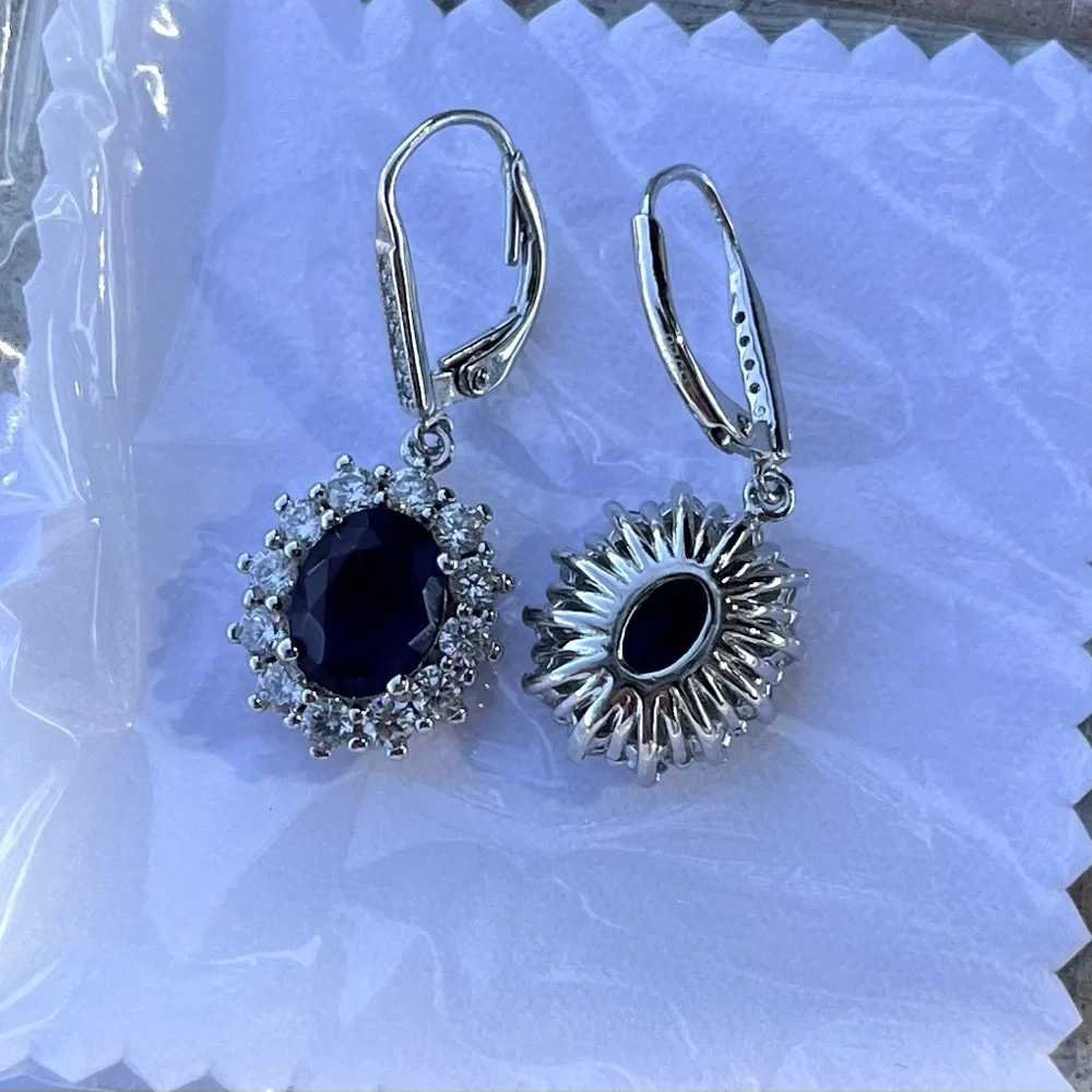 Silver earrings 925 - Picture 3 of 4
